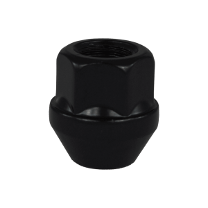 [CM0750560040] Open end lug nut M14x1.5 - Black zinc nickel plating