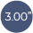 3.00”(76.20 мм.) (внутр. диаметр пружины) 3.00”(76.20 мм.) (внутр. диаметр пружины)