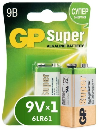GP Super батарейка "крона" (9V)