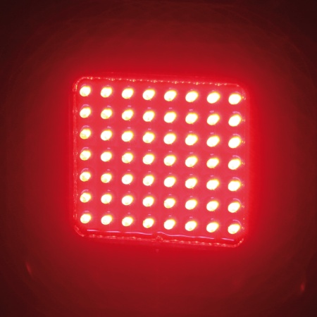 SDT фонарь светодиодный прямоугольный (102x92x20мм.), красный