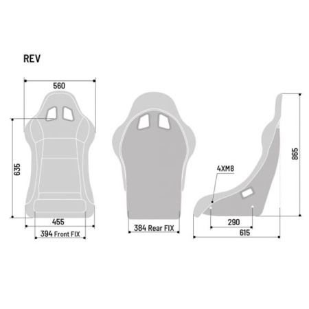 Sparco REV QRT кресло для симрейсинга
