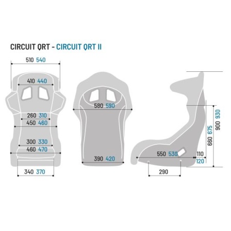 Sparco Circuit II QRT Кресло для симрейсинга